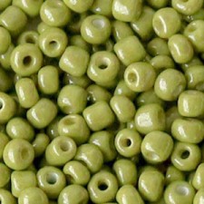 Seed beads 6/0 (4mm) Blooming grove green